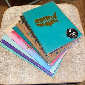 10 notebooks (brand new)